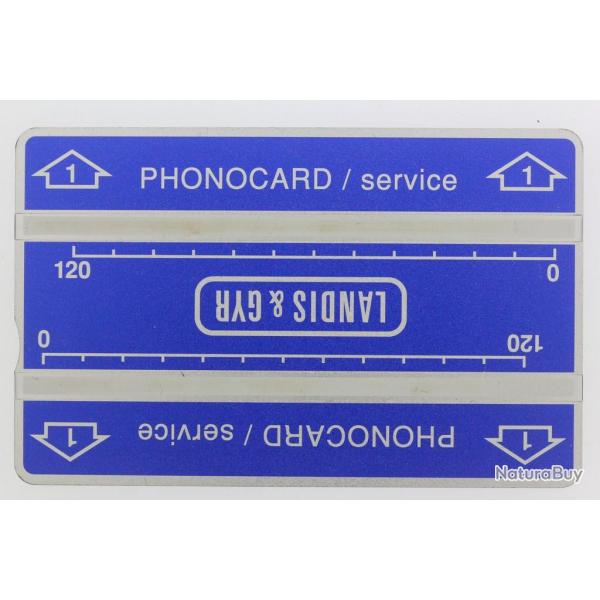 T�l�carte de service Phonocard 1 Landis & Gyr 003L �gypte