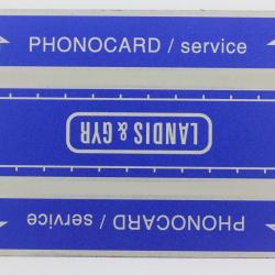 Télécarte de service Phonocard 1 Landis & Gyr 003L Égypte