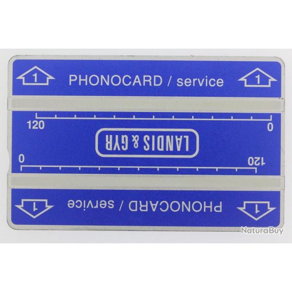 T�l�carte de service Phonocard 1 Landis & Gyr 003L �gypte