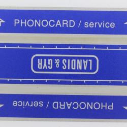 Télécarte de service Phonocard 1 Landis & Gyr 003L Égypte
