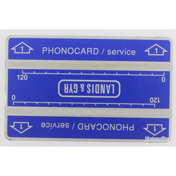 T�l�carte de service Phonocard 1 Landis & Gyr 003L �gypte
