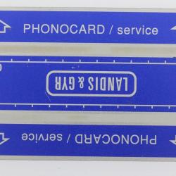 Télécarte de service Phonocard 1 Landis & Gyr 003L Égypte
