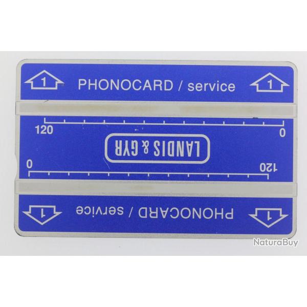 T�l�carte de service Phonocard 1 Landis & Gyr 003L �gypte