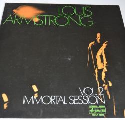 Vinyle 33T Jazz  Louis Armstrong ?- Immortal Session Vol.2