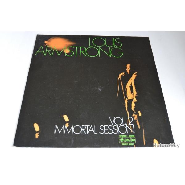 Vinyle 33T Jazz  Louis Armstrong ?- Immortal Session Vol.2