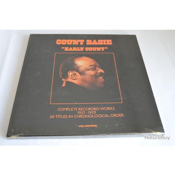 Vinyle 33T Jazz C. Basie ?-Early Count-Complete Recorded Works (1937-39)