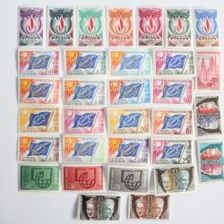 Timbres France Unesco et conseil de l'Europe de 1963 à 1975 neufs
