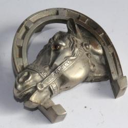 Presse papier porte stylo Fer à cheval Porte bonheur J. Pérille Paris