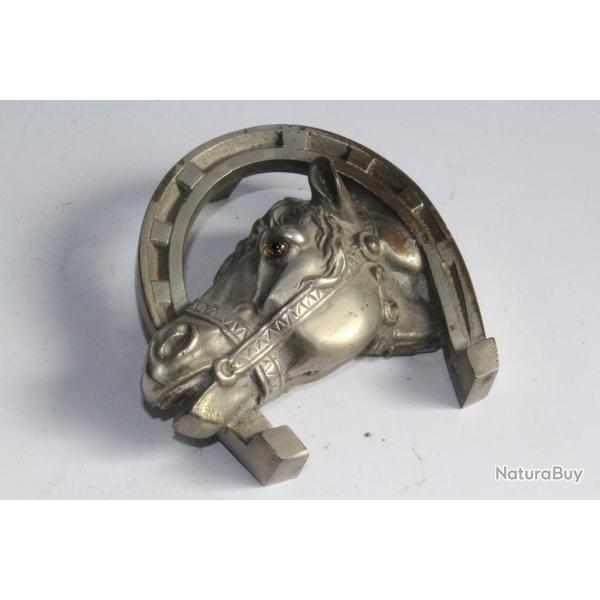 Presse papier porte stylo Fer � cheval Porte bonheur J. P�rille Paris