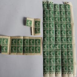 Timbres France semeuse 1907 1920 neufs