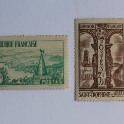 Timbres France 1935 neufs sur charnière