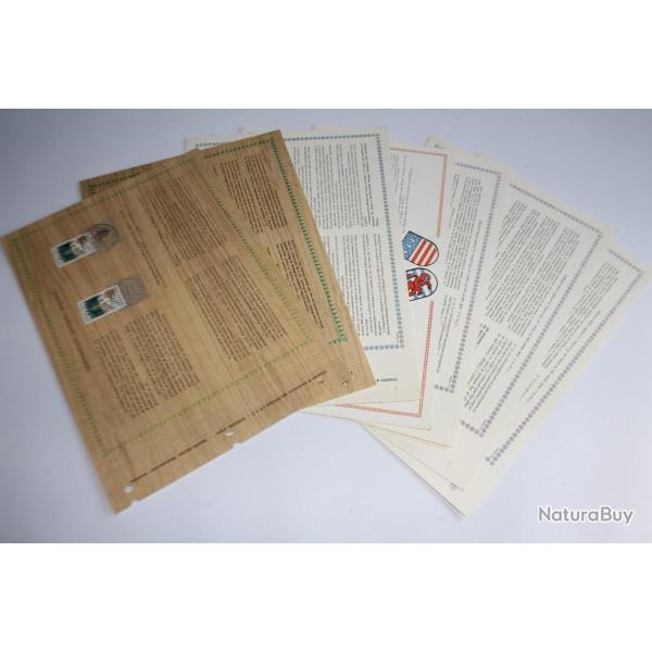 Documents philat�lique �dit� par PAC 1965