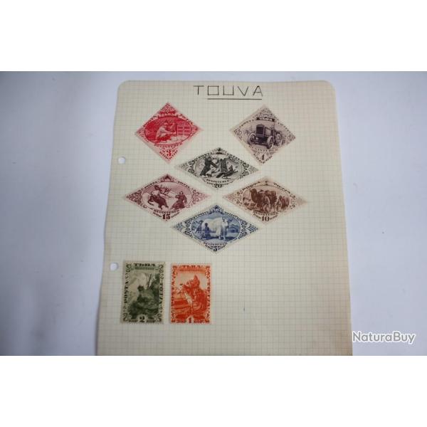Timbres Russie Tuva 1934