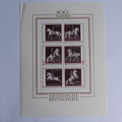 Timbres Autriche souvenir équestre 1972 neuf