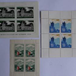 Vignettes Suisse militaire 1941 neufs