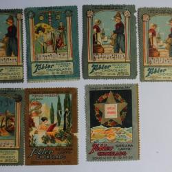 Vignettes suisse Chocolat Tobler chokolado Musique