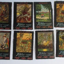Vignettes suisse Tobler chokolado série Mythe