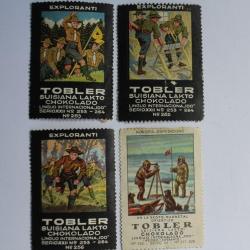 Vignettes suisse Tobler série exploration