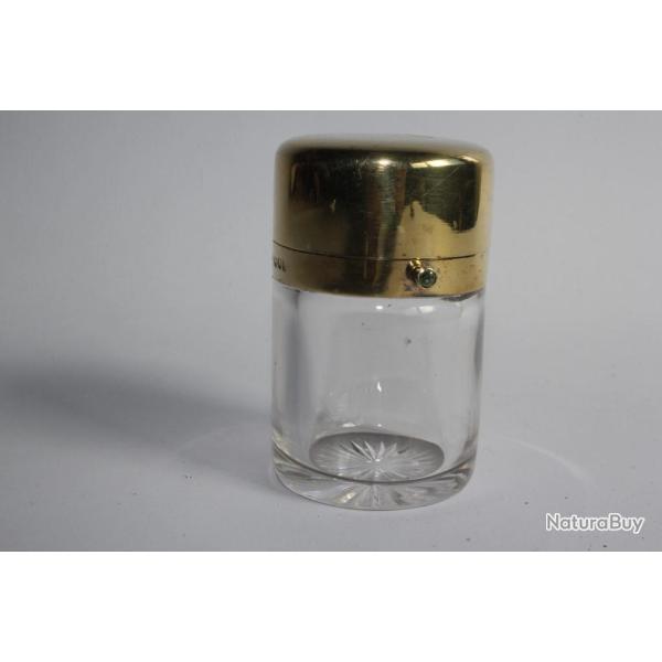 Flacon a sel argent vermeil Angleterre