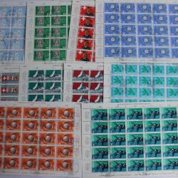 Timbres Suisse feuillets oblitérés 1965