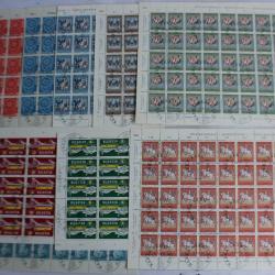Timbres Suisse feuillets oblitérés 1953 1964 1965