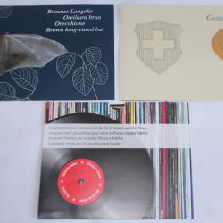 Timbres Suisse cadeau de fidélité de la poste année 2012 2013 2015