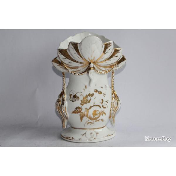 Vase de mariage porcelaine Vieux Paris