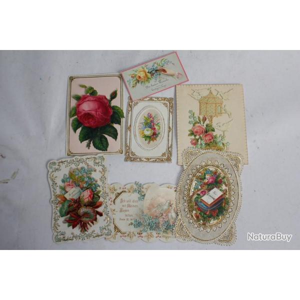 Images chromo d�coup�es gaufr�es XIXe si�cle