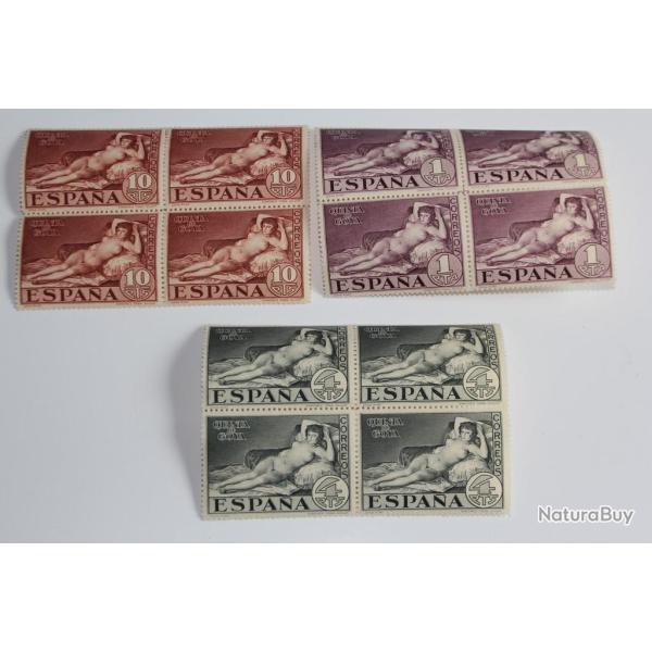 Timbres Espagne s�rie 1930 neuf bloc 4