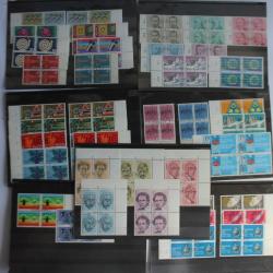 Timbres Suisse série de blocs 1971 / 1972 / 1973