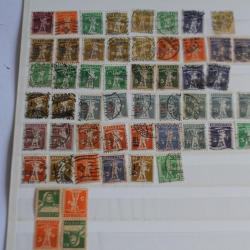 Timbres Suisse Fils de Tell 1909-1933