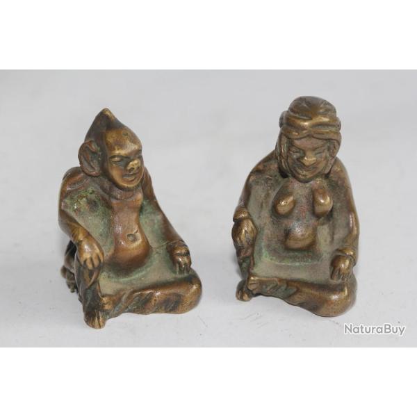Couple bronze rotique Asie