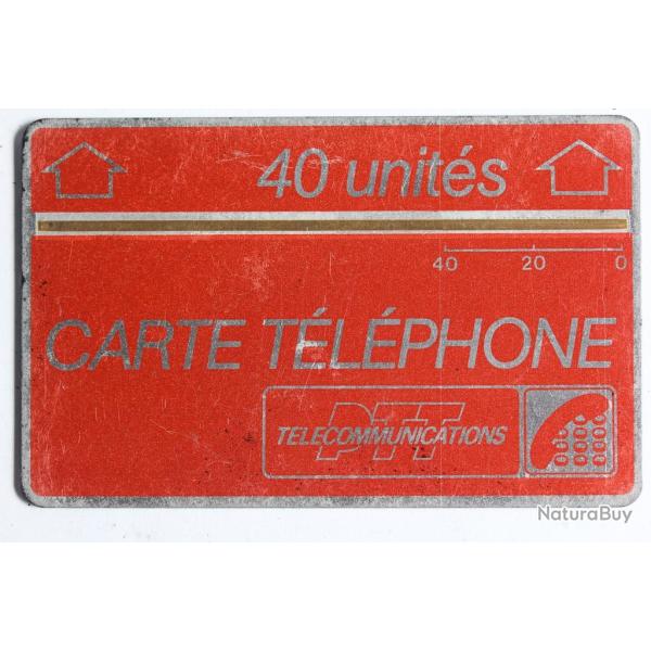 T�l�carte L&G rouge 40 unit�s F6 France