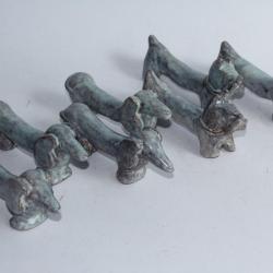 Porte-couteaux céramiques Chiens Teckel Scottish