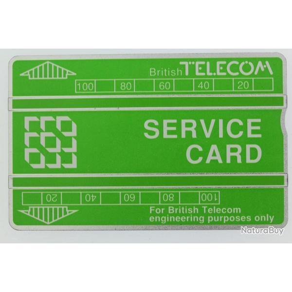 T�l�carte de service Landis & Gyr Service Card 326B Royaume-Uni