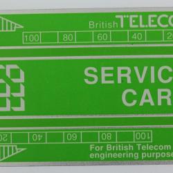 Télécarte de service Landis & Gyr Service Card 326B Royaume-Uni