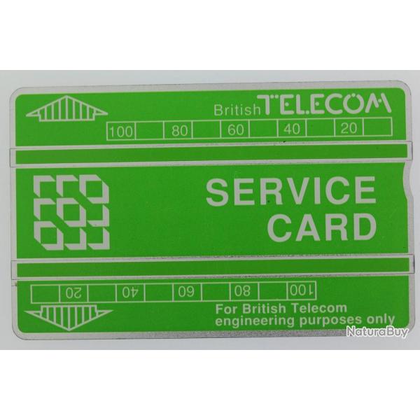 T�l�carte de service Landis & Gyr Service Card 326B Royaume-Uni