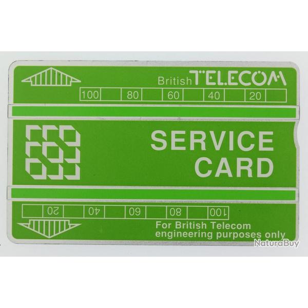 T�l�carte de service Landis & Gyr Service Card 326B Royaume-Uni