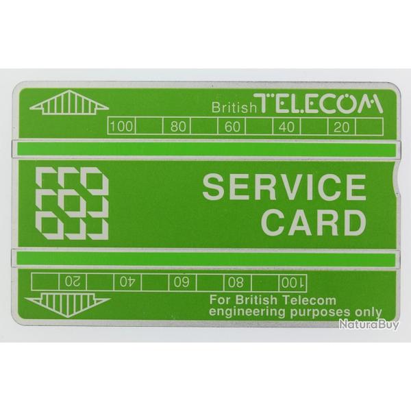 T�l�carte de service Landis & Gyr Service Card 326B Royaume-Uni