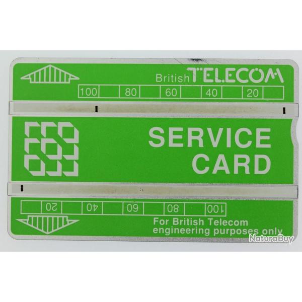 T�l�carte de service Landis & Gyr Service Card 343K Royaume-Uni