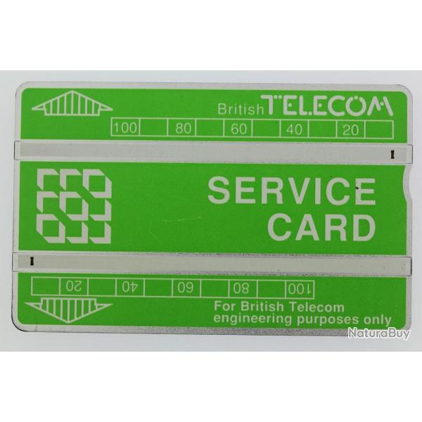 T�l�carte de service Landis & Gyr Service Card 343K Royaume-Uni