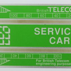 Télécarte de service Landis & Gyr Service Card 203H Royaume-Uni