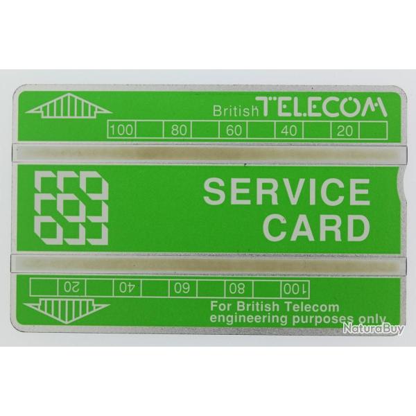 T�l�carte de service Landis & Gyr Service Card 203H Royaume-Uni