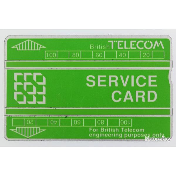 T�l�carte de service Landis & Gyr Service Card 321B Royaume-Uni