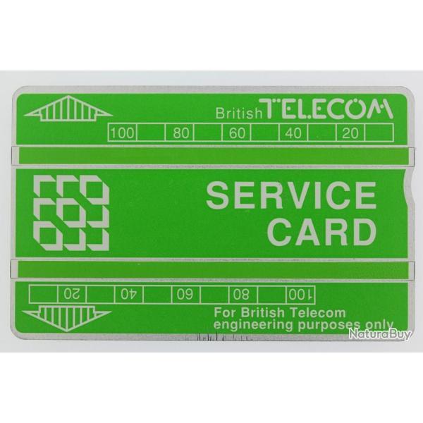 T�l�carte de service Landis & Gyr Service Card 152K Royaume-Uni