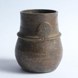 Ancien pot bronze cire perdue Inde