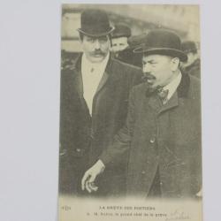 CPA Paris La grève des Postiers M. Subra grand chef de la grève