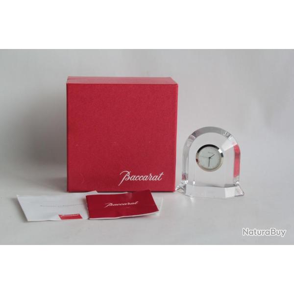 BACCARAT Pendulette de bureau cristal