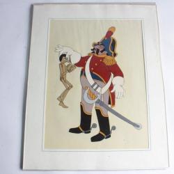 Pinocchio animation Walt Disney  production celluloïd