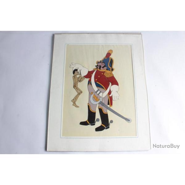 Pinocchio animation Walt Disney  production cellulo�d